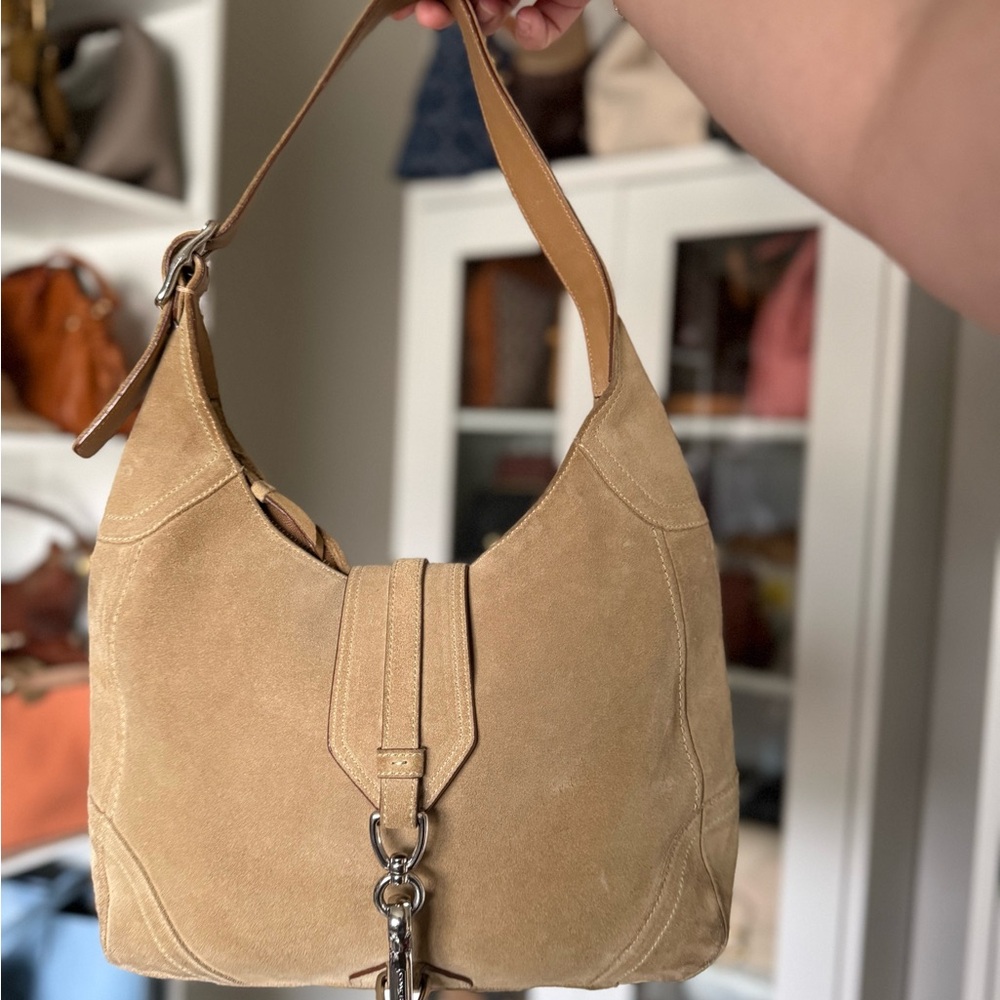 2005 Hampton Suede Large Hobo 8A75